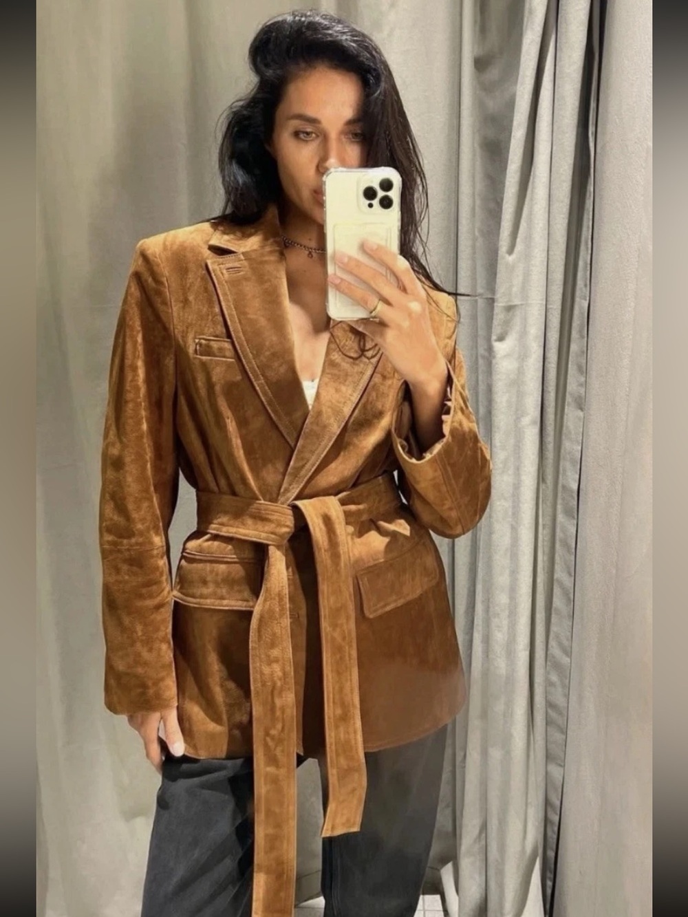 NWT Zara Suede Jacket M/L